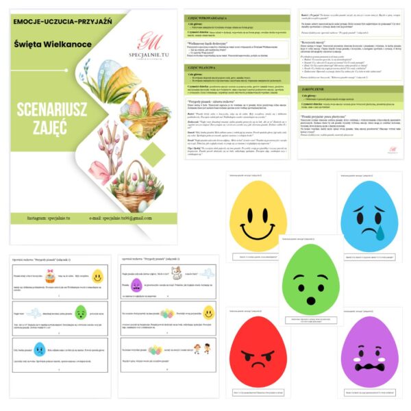 Emocje-Uczucia-Przyjaźń „Święta Wielkanoce” - Scenariusz zajęć