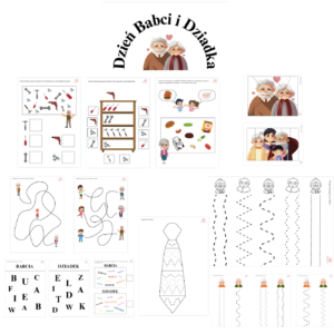 Dzień Babci i Dziadka - karty pracy