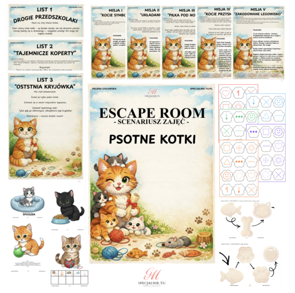 „Psotne kotki” –  escape room na Dzień Kota